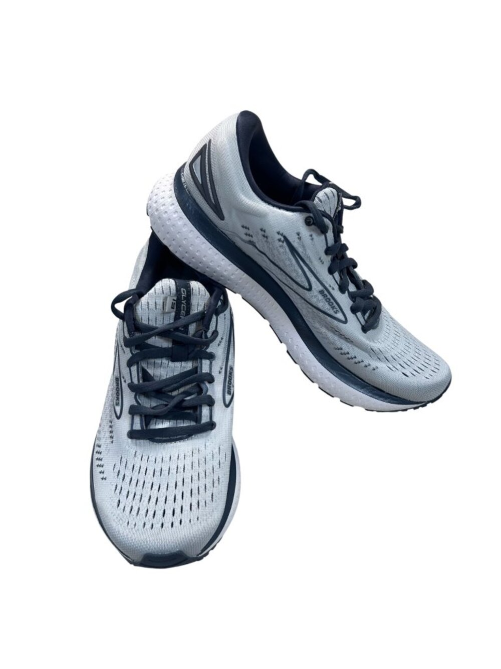 Brooks Glycerin 19 Neutral Running Sneaker 9W Women Gray Sports Athletics